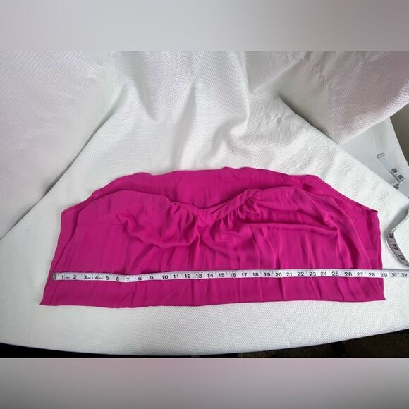 Torrid Womens Tank Solid Pink Georgette Tunic Size 2X - Picture 6 of 8